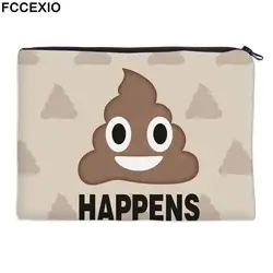 FCCEXIO 3D Emoji лицо Instagram Follow Me многофункциональная сумочка-косметичка макияж мешок большой Ёмкость хранение туалетных принадлежностей сумка