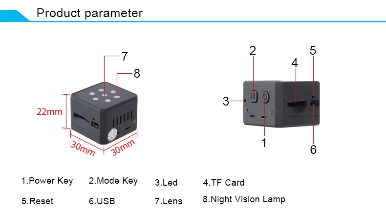 11-mini camera flexible camera Infrared Night Version Mini Camcorder Sport DV for Motorcycle Mini HD Keychain Camera