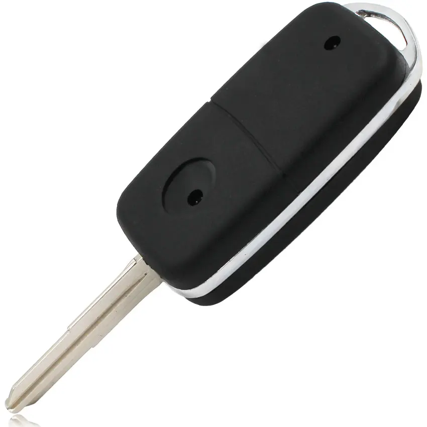 Fit For Mitsubishi Pajero L200 Uncut Blank Flip Folding Remote Key Shell Case 