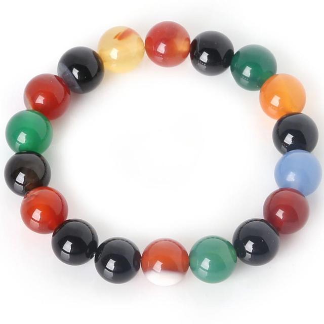 Bracelet With Natural Stone Beads 6 8 10mm Glaze White Howlite Yoga Beaded Bracelet For Men & Women Christmas Jewelry Gift