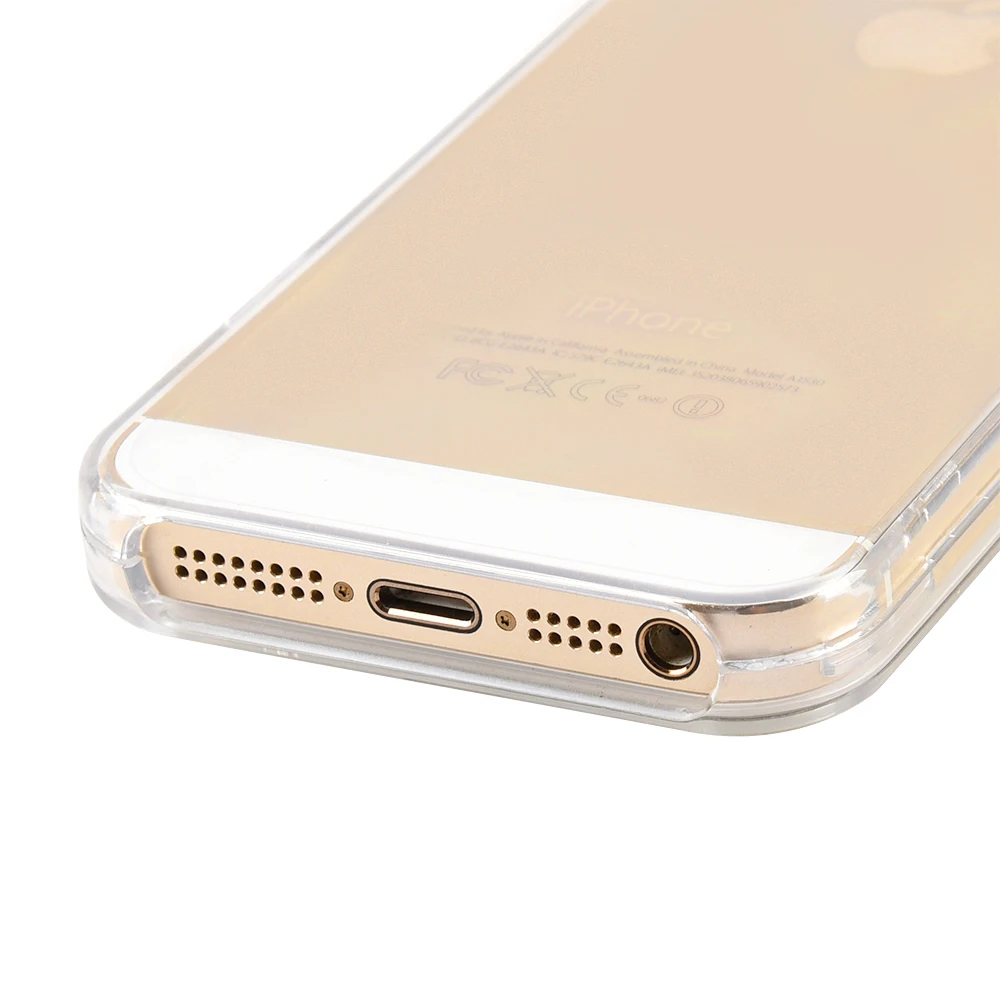 Phone case CRYSTAL CASE CLEAR for iphone 55sSE hard plastic phone case for  55sSE full protective back case CAIP5CL_1 (8)