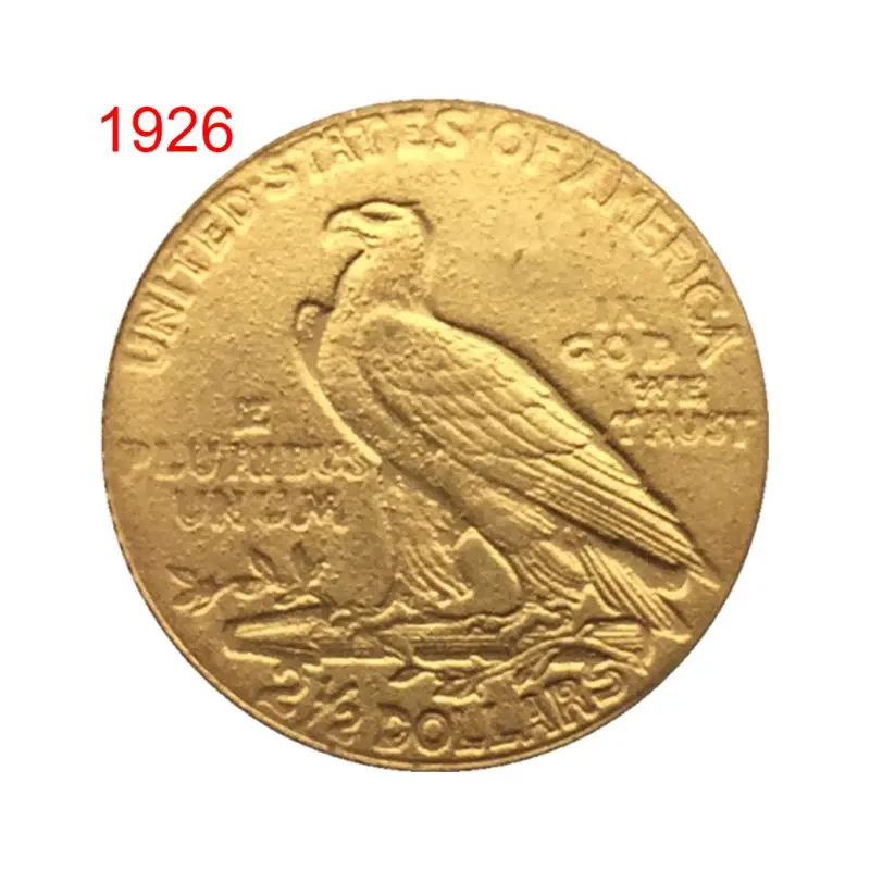 1908/1926 античный США памятный старый позолоченная монета Коллекционная монета Ремесла Художественный Сувенир игрушки