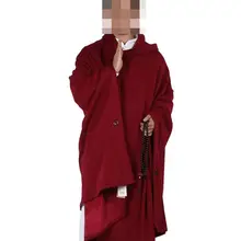 Весна и зима унисекс Красные Теплые буддийские костюмы мартила Искусство Хлопок буддизм монахи плащ для медитации лежали накидки ковер высокое качество