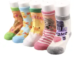 10 пар Детские носки Повседневные толстые шерстяные носки на мягкой подошве для новорожденных мальчиков и девочек; детские носки