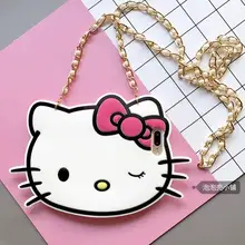 Для Apple Iphone 6 случае Симпатичные 3D Мультфильм Hello Kitty KT Кошка мягкий Силиконовый Чехол Для Iphone 7 6 S Плюс Телефон Случае Задняя Крышка с цепи