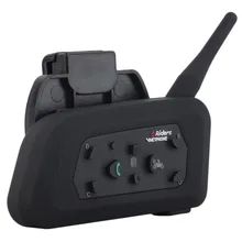 2017 Newest Version V6 1200m Motorcycle Helmet Bluetooth font b Intercom b font Headset Moto Intercomunicador