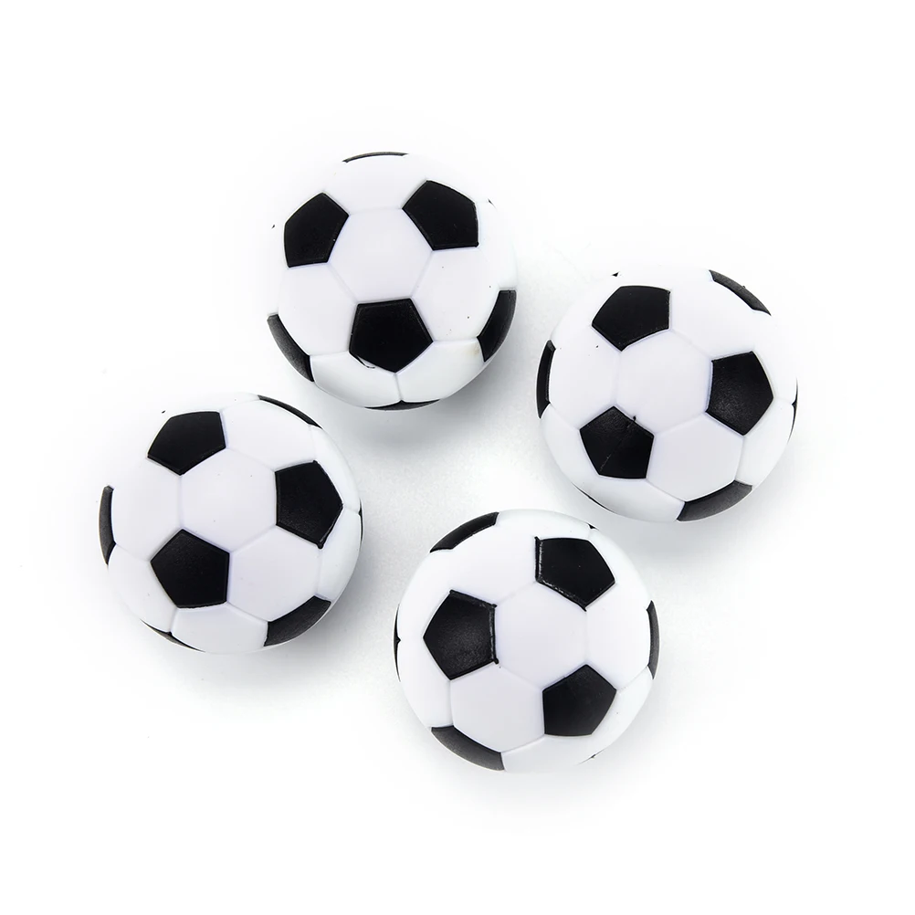 4 шт. 32 мм белый черный пластиковый футбольный стол для футбола мини-мяч для игры в помещении части машины
