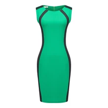Red Pencil Dress Sexy Womens Summer Sleeveless Slim Elegant Formal Long Office Ladies Plus Size Bodycon Work Dresses Female
