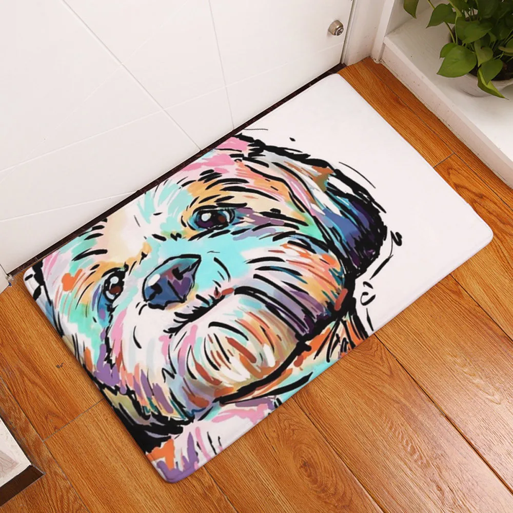 

2019 Animal Home Non Slip Door Floor Mats Hall Rugs Kitchen Bathroom Carpet Decor tapis salle de bain bath mats bathroom