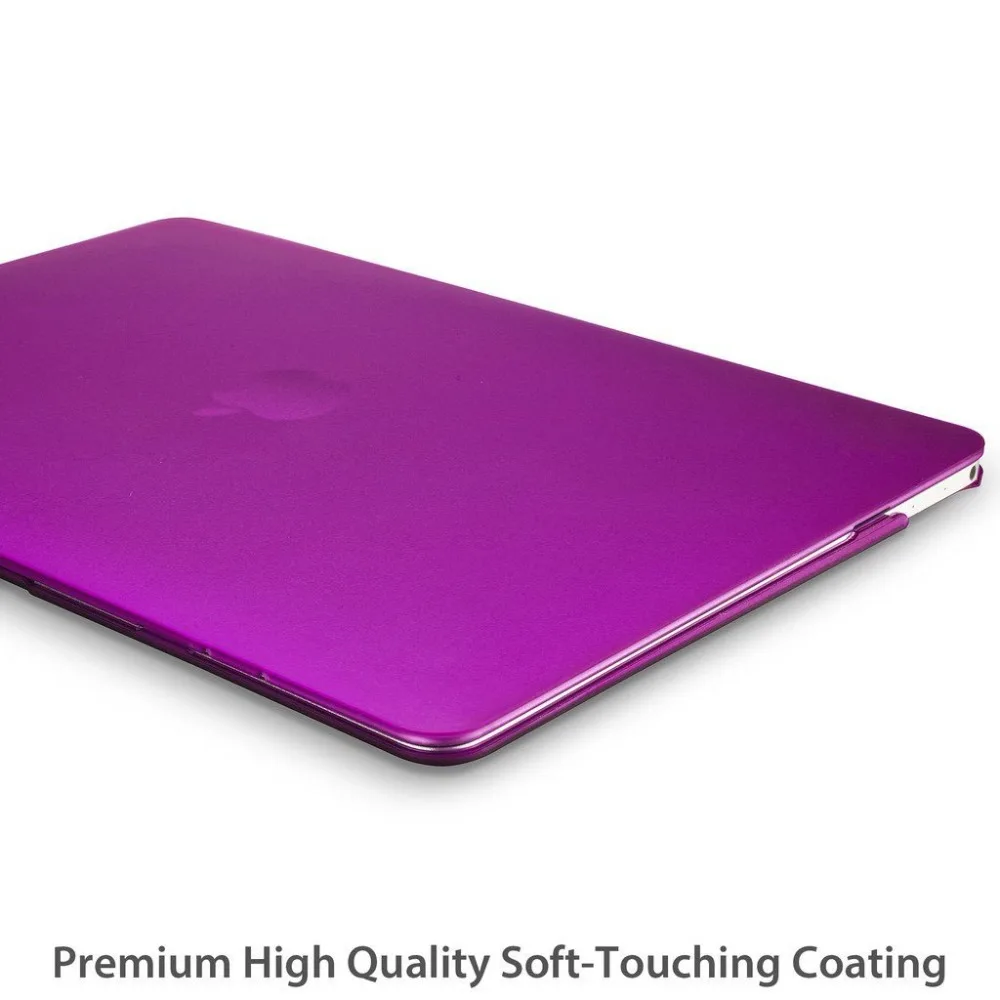 Чехол для macbook air pro retina 11 12 13 15 матовый прозрачный с Силиконовая накладка