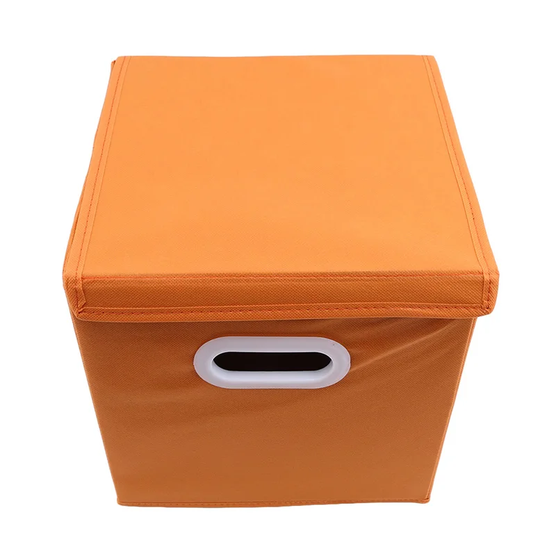غسلها أكسفورد القماش خزانة حقيبة التخزين الصلبة اللون للطي صندوق تخزين الأطفال أشتات سلة التخزين Organizador الساخن بيع