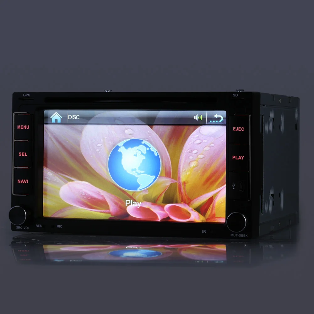 Sale Autoradio Cassette Recorder Automagnitola 2 Din Touch Screen Car DVD Player for Volkswagen Polo Toyota Golf 5 Mazda 6 Renault 4