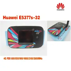 Huawei e5377 4 г LTE маршрутизатор 4 г 150 м LTE poket Wi-Fi разблокирован Бесплатная доставка плюс 2 шт. антенны