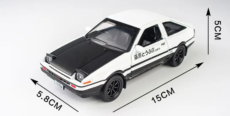 1:28 INITIAL D AE86 Металлический Игрушечный Автомобиль металлическая машина игрушечные машинки модель автомобиля Миниатюрная модель автомобиля игрушки для детей