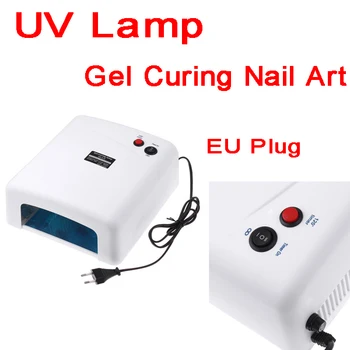 

by dhl or ems 20 pieces New 36W 220V Nail Art UV Salon Gel Curing Tube Light Dryer 4 X 9W Lamp