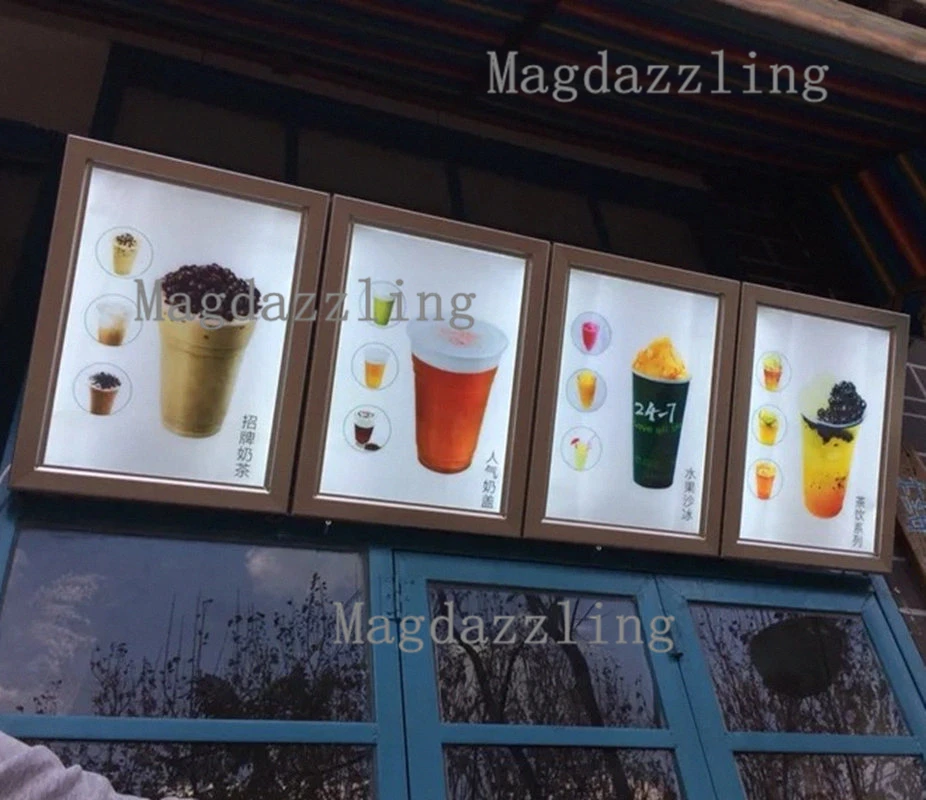 

5PCS Ultra Slim A3 Snap Frame LED Menu Boards Restaurant LED Illuminated Menu Light Box