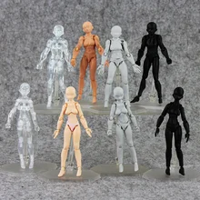 8Style BODY KUN Anime Brinquedos Cosplay Archetype He Archetype She Ferrite Figma Movable PVC Action Figure