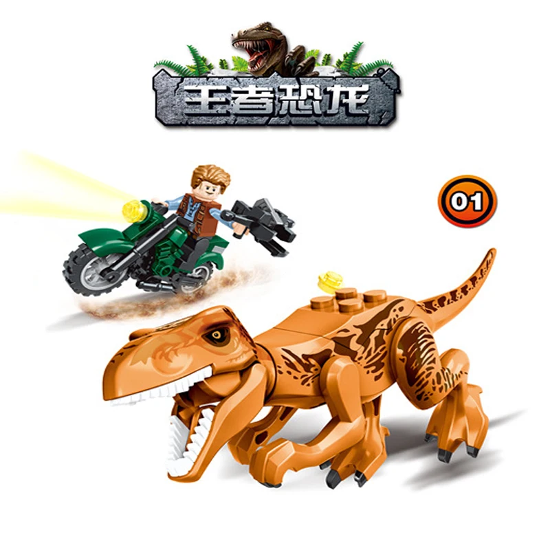 legos Jurassic World 2 Dinosaurs Toys Tyrannosaurus Pterosauria legoIng Sets Blocks Building Model Brick Figures For Kids Gift