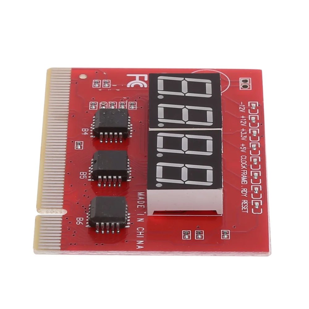 New Computer Analysis PCI POST Card Motherboard LED 4-Digit Diagnostic Test PC Analyzer Network Repair Tool Kit