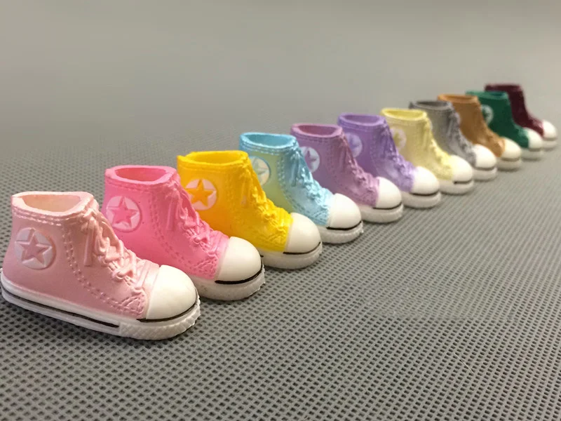 Оптовая продажа 10 пара/лот модная спортивная обувь для пластиковых кукол MOMOKO OB 1/6
