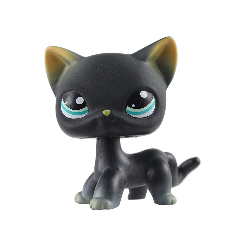 LPS Pet Shop игрушки кошки и собаки действительно собирают действие 27 коротких волос кошки Great Dane Колбаса Собака колли игрушки коллекция бесплатно - Цвет: 8