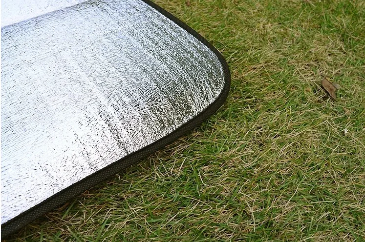 200*200 см алюминиевая защитная изоляция коврик для кемпинга из пеноматериала Одеяло Подушка Кемпинг Туризм на открытом воздухе Влагоустойчивый матрац