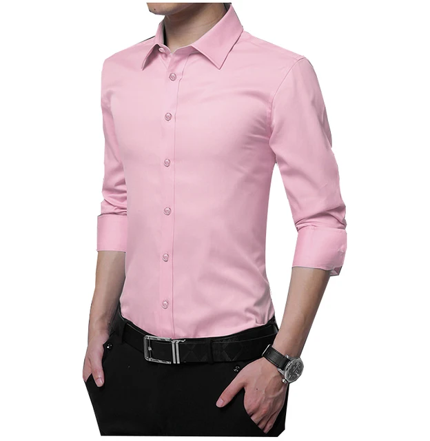 Aliexpress.com : Buy TFETTERS Men Fashion Blouse Shirt Long Sleeve ...