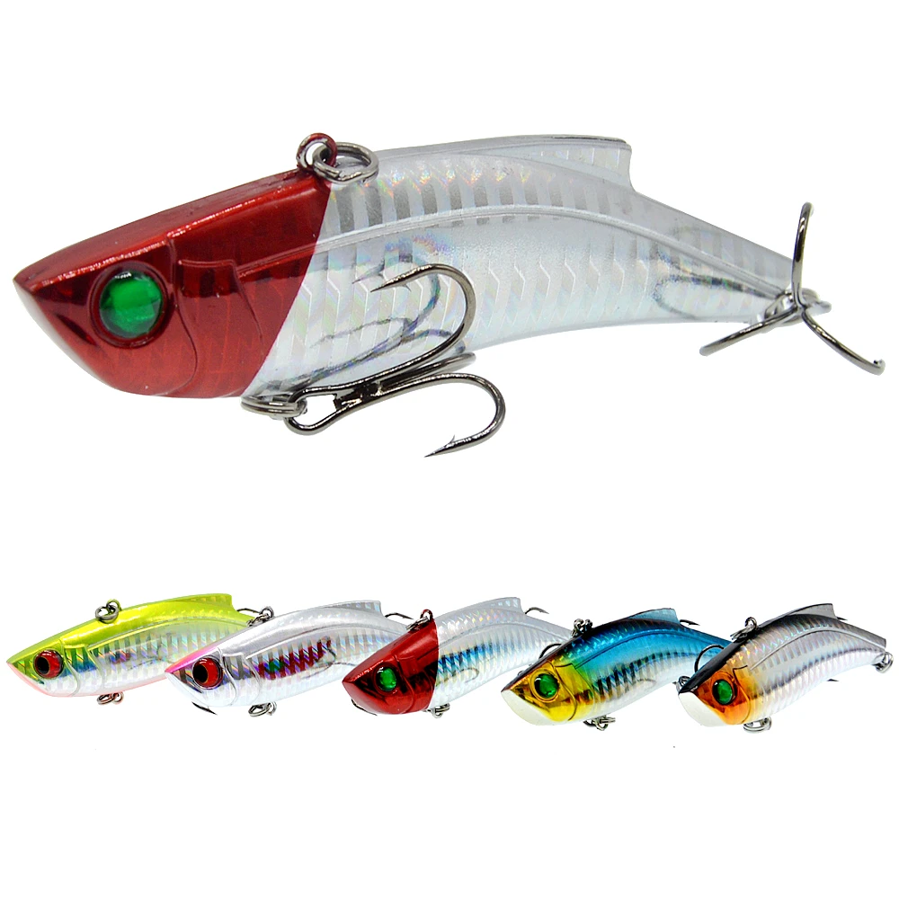 

WLDSLURE Sinking Vibration Fishing Lure Hard Plastic Artificial VIB Winter Ice Fishing Pike Bait Tackle Isca Peche