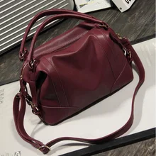 Soft Leather font b Handbags b font Big font b Women b font Bag Zipper Ladies