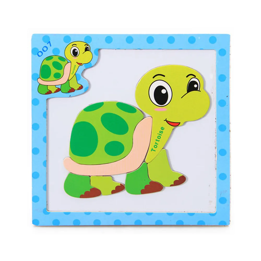 

CHAMSGEND Kids Wooden Puzzle Educational Developmental Animal Cognition Puzzle Numbers Learning Educational Toy wholesale A8813