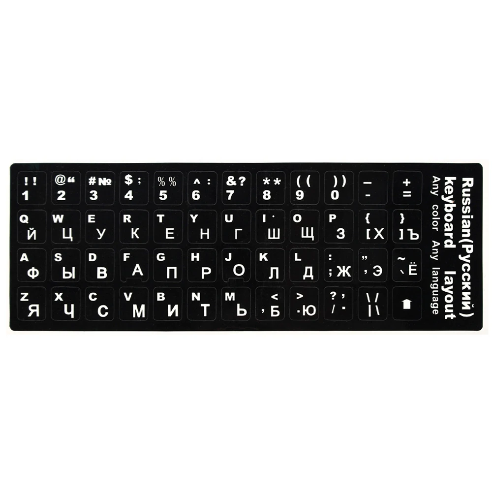 Multilingual Keyboard Sticker Labels