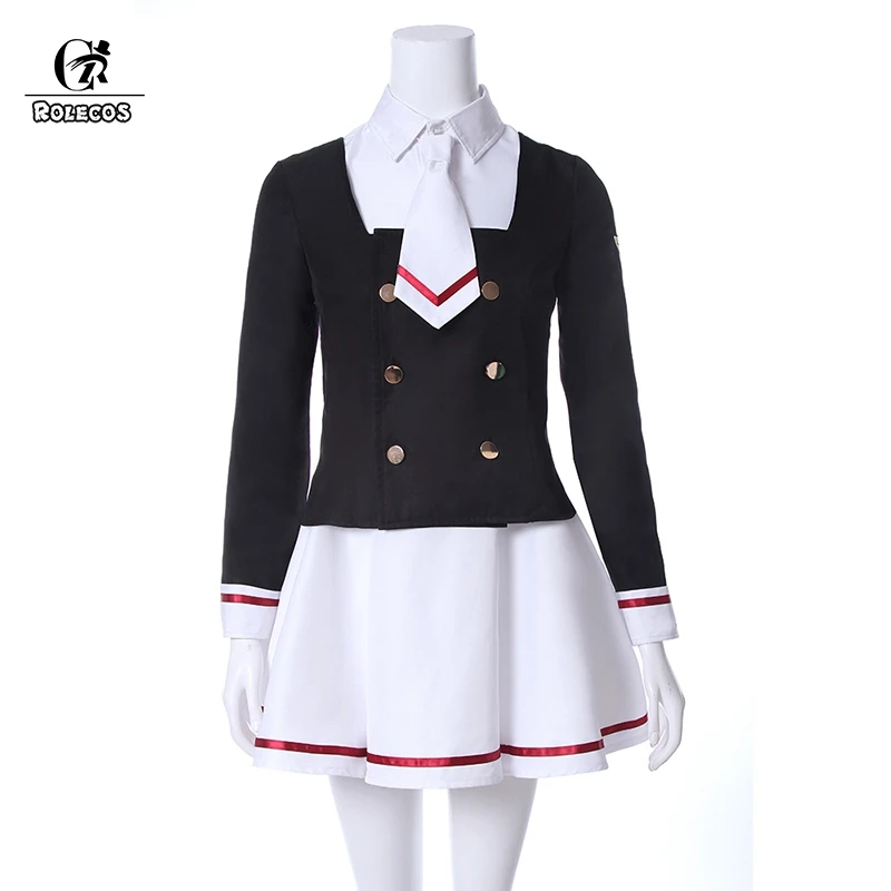Cardcaptor Sakura Clear Card Sakura Kinomo Cosplay Costume School Uniform Dress