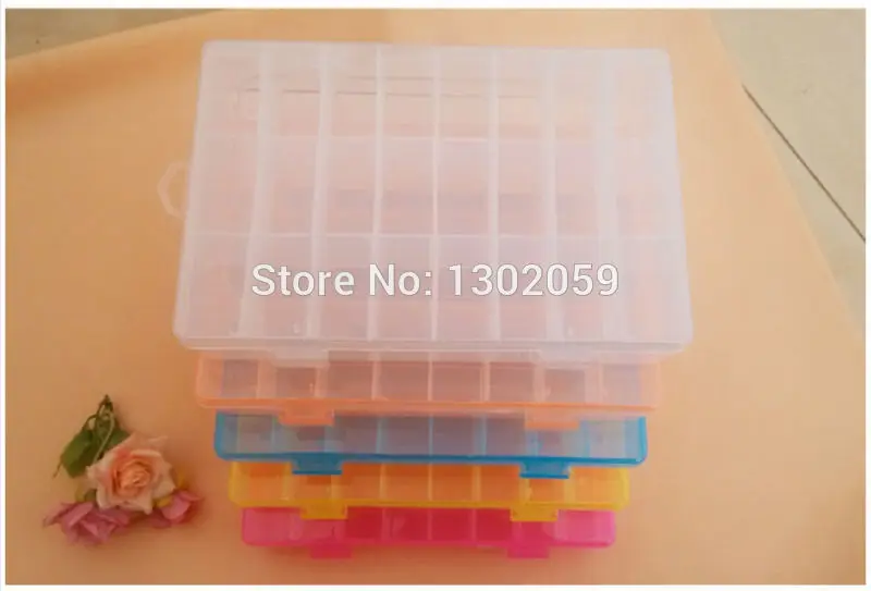 

New Factory Sale DIY Needlework Cross Stitch Tool Plastic Storge Box 24 Grids--Available