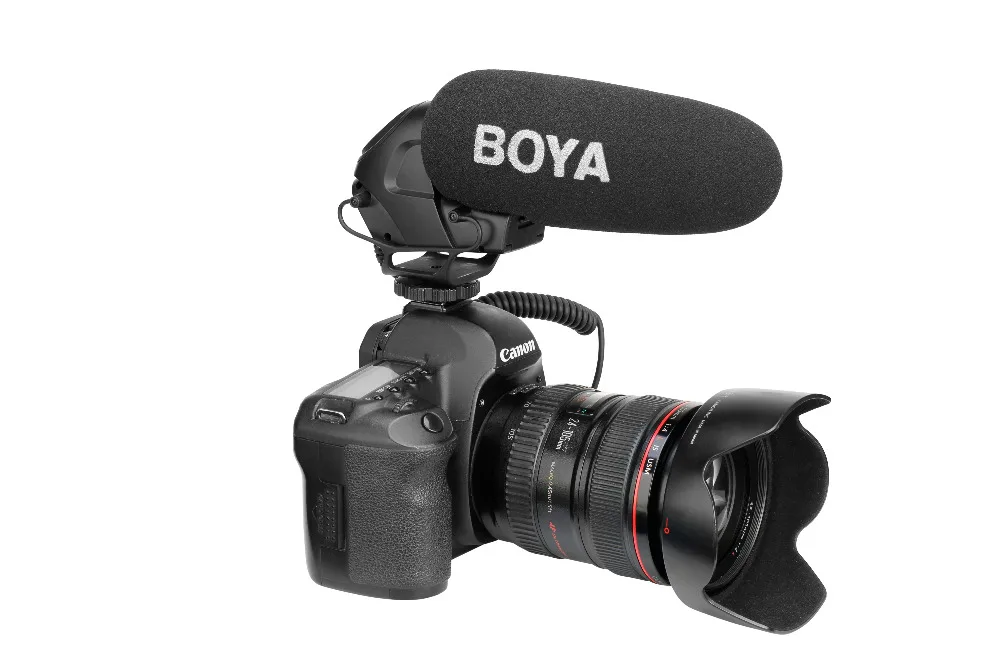 

BOYA BM3030 Condenser Professional Microphone On Camera MIC Wired 3.5mm Recording Studio Voice For Nikon Sony Canon Youtube