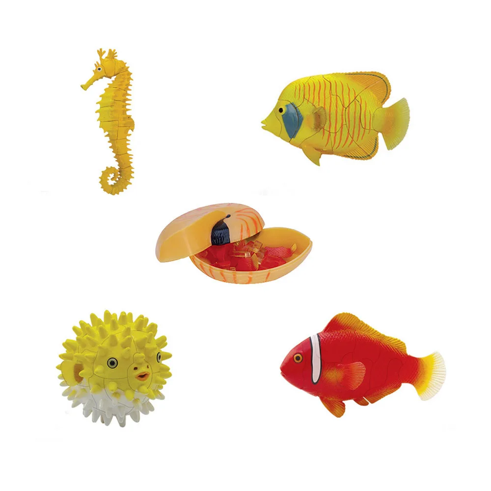 Vision Kit #26541 TEDCO SCIENCE TOYS COPPERBAND BUTTERFLY FISH 4D Jigsaw PUZZLE 