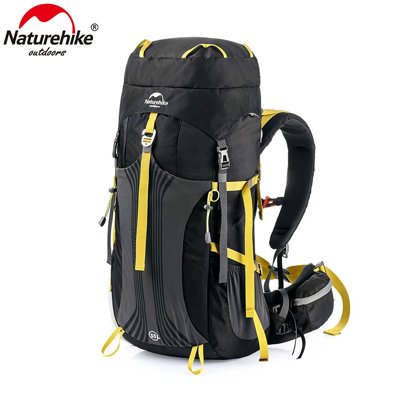 

Naturehike 55L 65L Backpack Professional Hiking Bag with Suspension System NH16Y065-Q