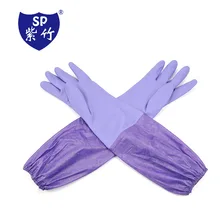 Осенне-зимние уплотненные перчатки для одежды, латексные перчатки для очистки