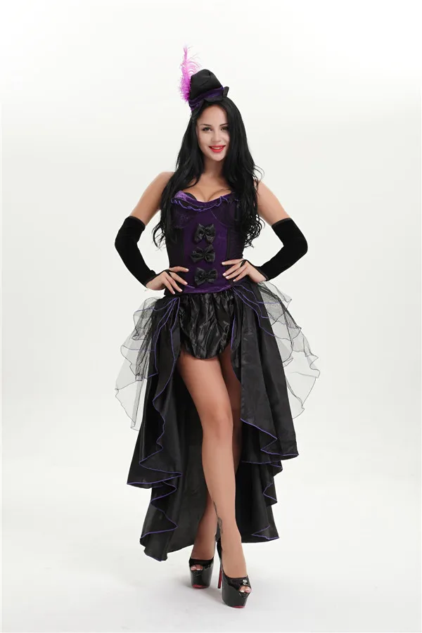 4792-3 purple burlesque costume