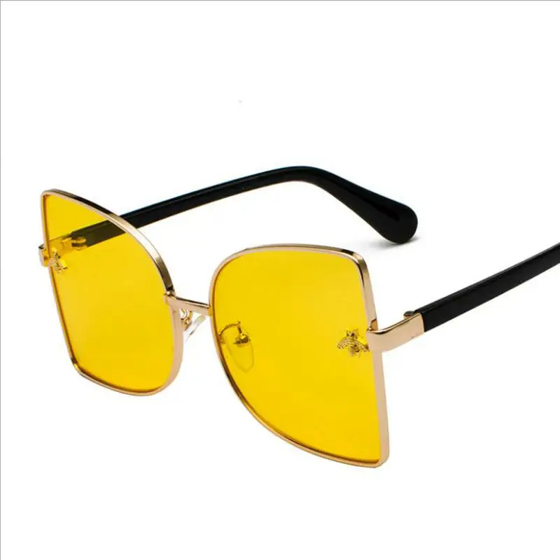 KAPELUS Новые солнцезащитные очки Bee Super Star Солнцезащитные Cat Eye Personality Очки 9140|Женские