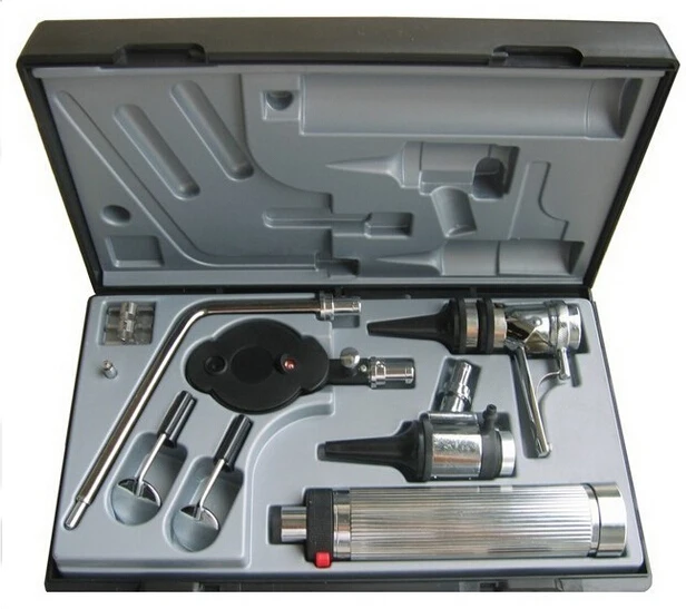 

Professional Medical Diagnositc ENT Kit Direct Ear Care Otoscope and Ophthalmoscope Diagnosis Set