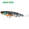 Johncoo Mikey 3 Segment Minnow 110mm 20g Artificial Fishing Lure Floating Wobbler Minnow Bass Pike Bait Top water Lure ► Photo 3/6