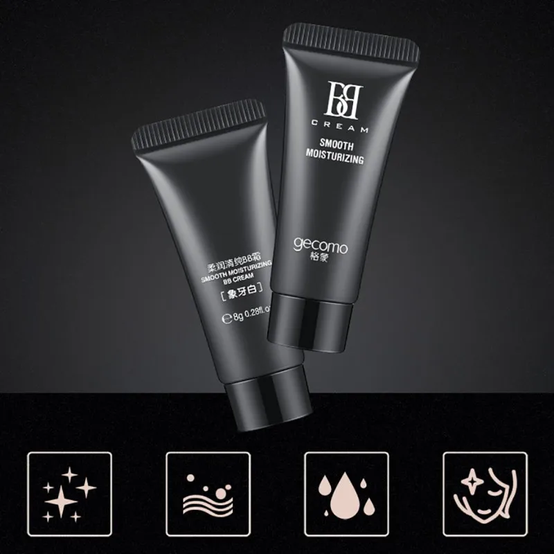 

2 Colors Travel Size Natural Foundation Prime Cream Smooth Makeup Liquid Waterpoof Long Lasting Bright Colors Concealer