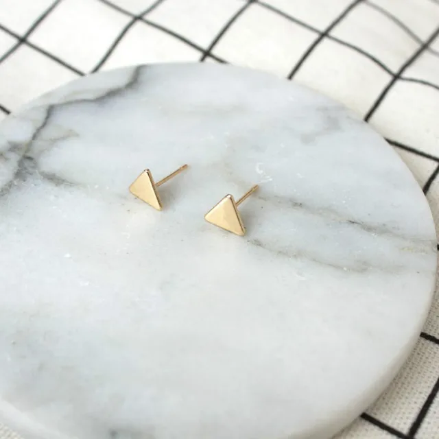 Earrings Fashion Jewelry Simple Mini Triangle Earrings For Women Gift Small Blac Earrings Fashion Jewelry Simple Mini Triangle Earrings For Women Gift Small Blac