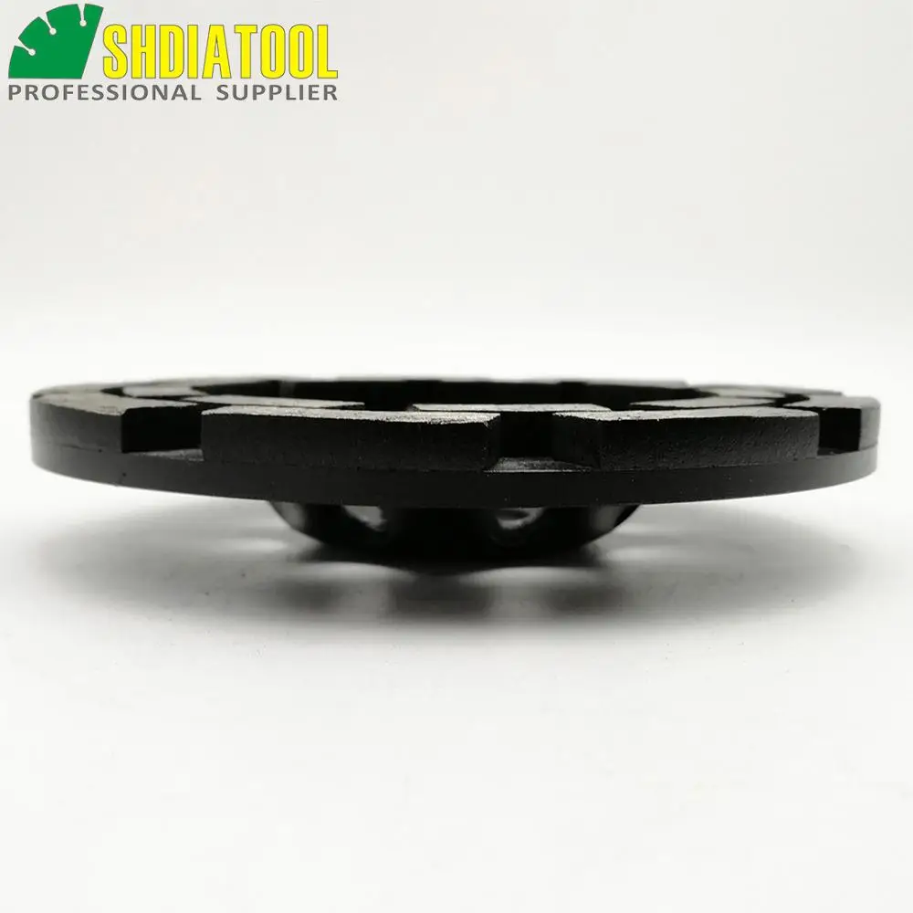 SHDIATOOL 2pcs Dia115mm Diamond Double Row Cup Wheel For Concrete & Masonry, 4.5inch Grinding Wheel, Bore 16mm