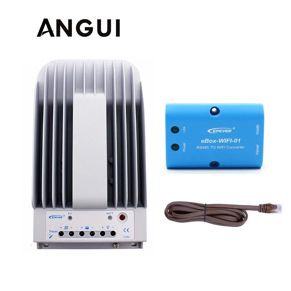 

Tracer 1215BN 2215BN 3215BN 4215BN MPPT Solar Charge Controller bluetooth mobile phone APP eBox-BLE-01 epsolar