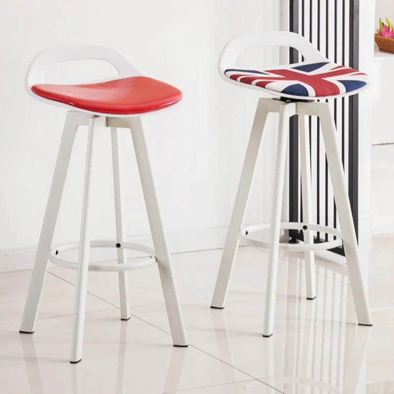 

15%Iron bar stool modern minimalist high stool bar chair lift bar stool home back stool Nordic bar chair