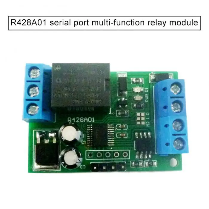 12 V Многофункциональный Последовательный релейный модуль с plc разъемом контроллер RS485 EM88