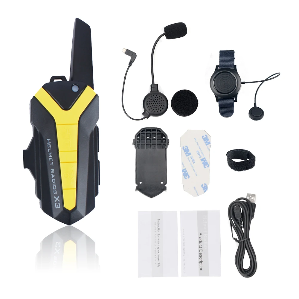 X3 plus motorcycle intercom (2)