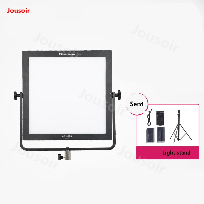 FalconEyes SO-60TD 60W led panel lamp square soft indoor Studio Light for film shooting photography lighting CD50 T06 | Электроника