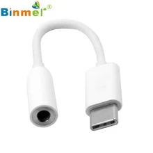 Адаптер Binmer USB 3.1 Тип-C USB-C до 3.5 мм аудио speakder микрофон Женский адаптер для Samsung Galaxy Note 7#3